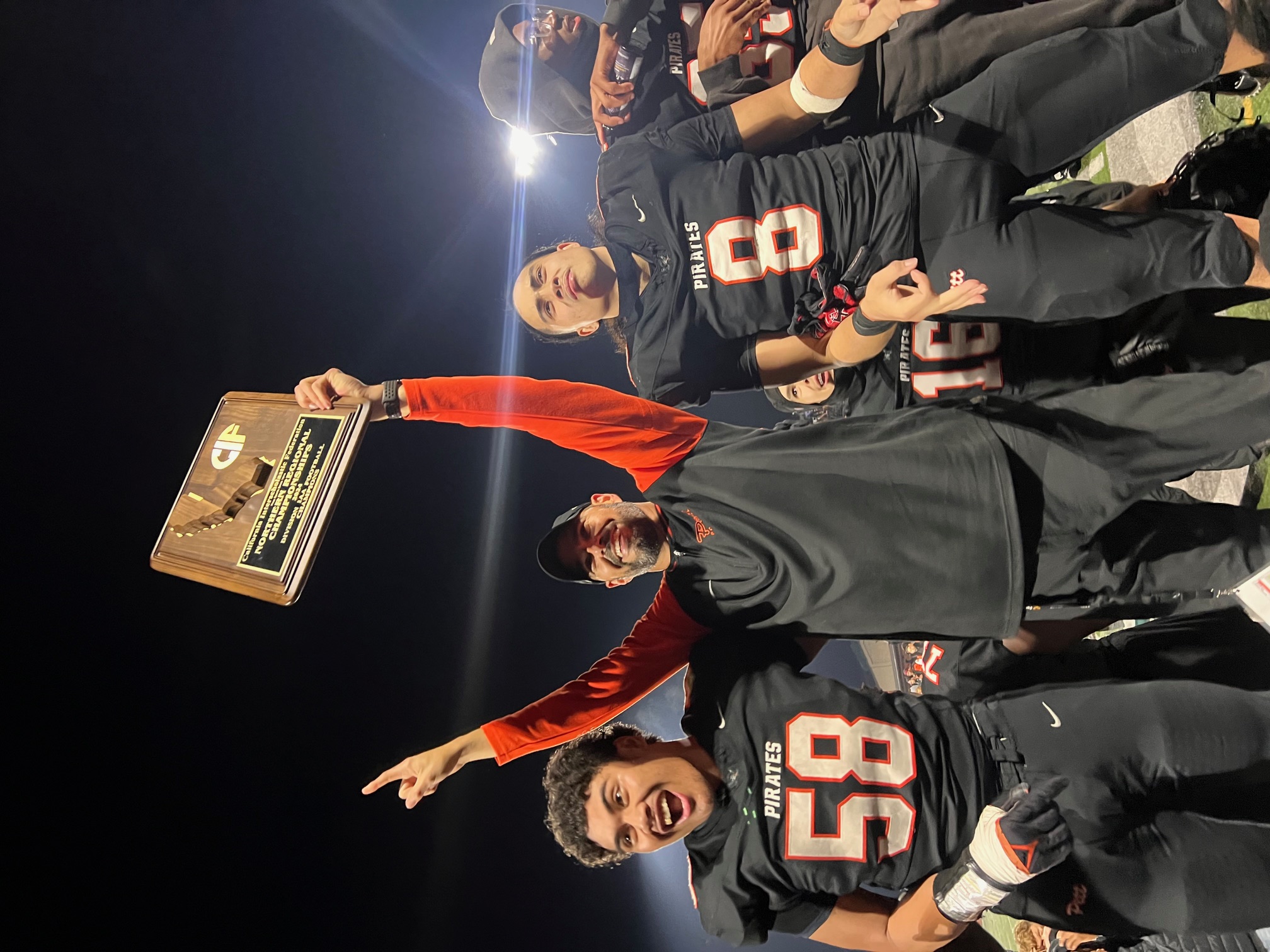 Charlie Ramirez on the sideline