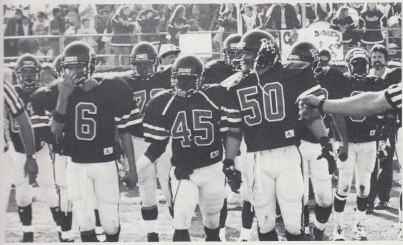 Chris Shipe, Percy McGee and Jon Buxton (1991, Varsity) vs Antioch